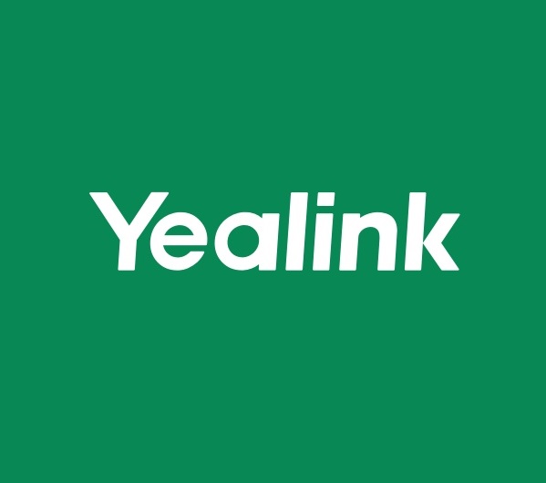 yealink logo white text on green