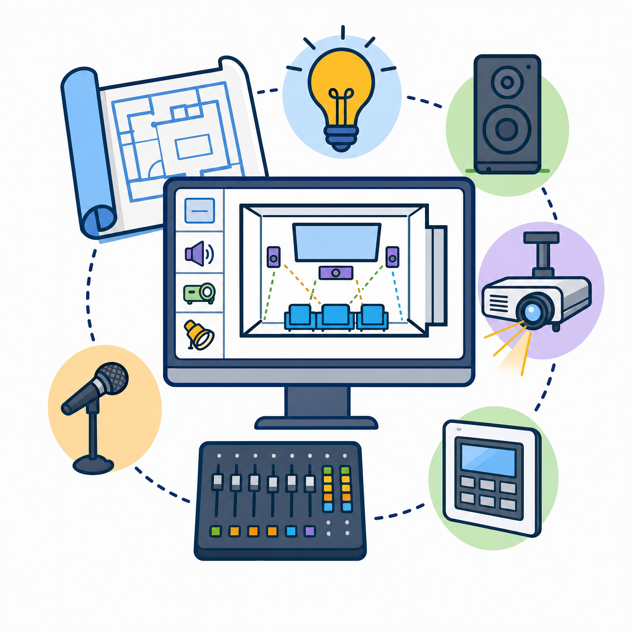 Solution design clipart